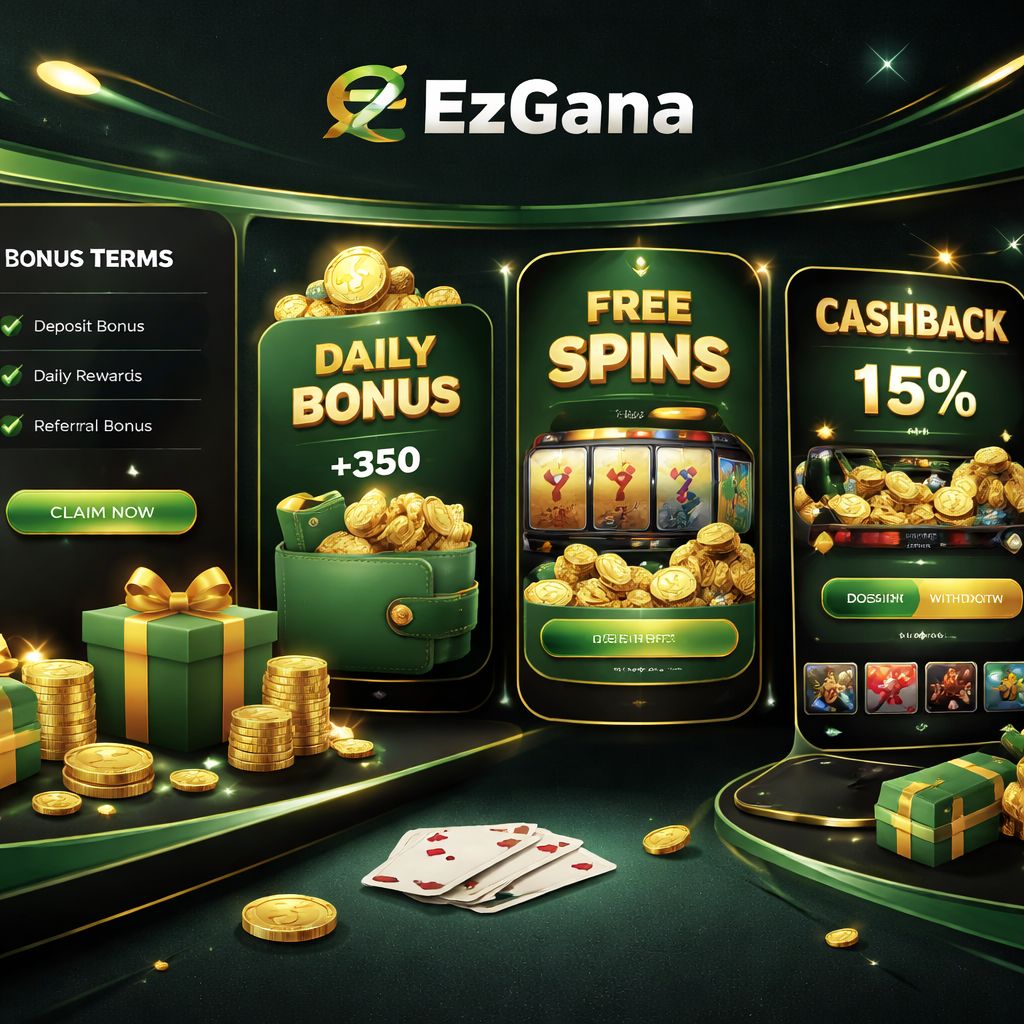 Promociones en línea EzGana con condiciones claras de bonos