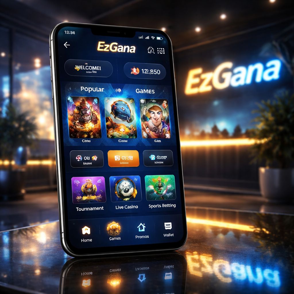 Interfaz de la app móvil EzGana en smartphone para jugadores en México